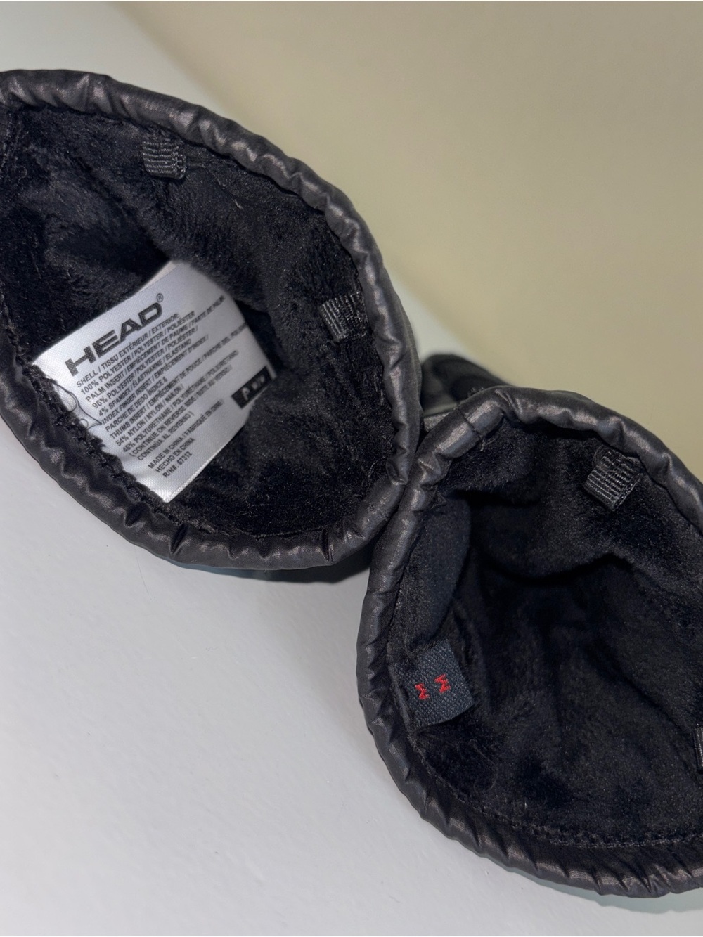 HEAD Women’s Waterproof Hybrid Gloves Black Size M - Preowned - Picture 4 of 6